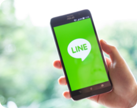 LINEでも相談可能です